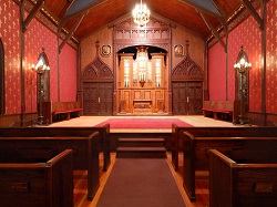 Interior of Edythe Bates Old Chapel